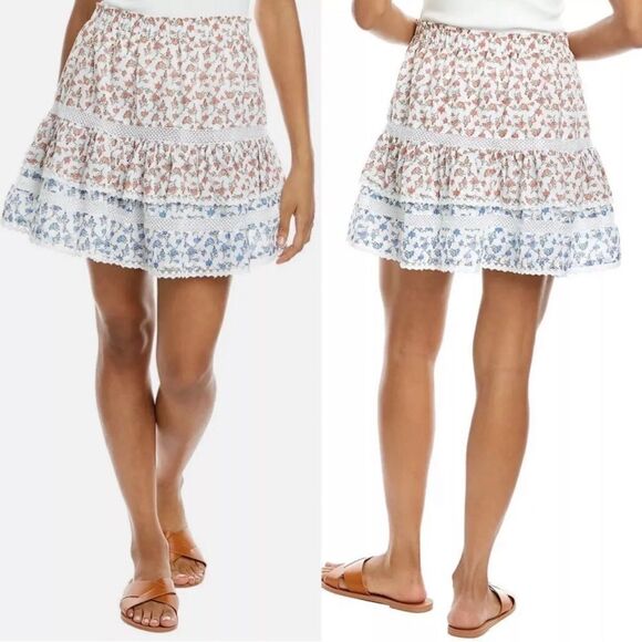 New with Tags Jennifer and Grace Tiered Floral Skirt Size Extra Large - Picture 1 of 8